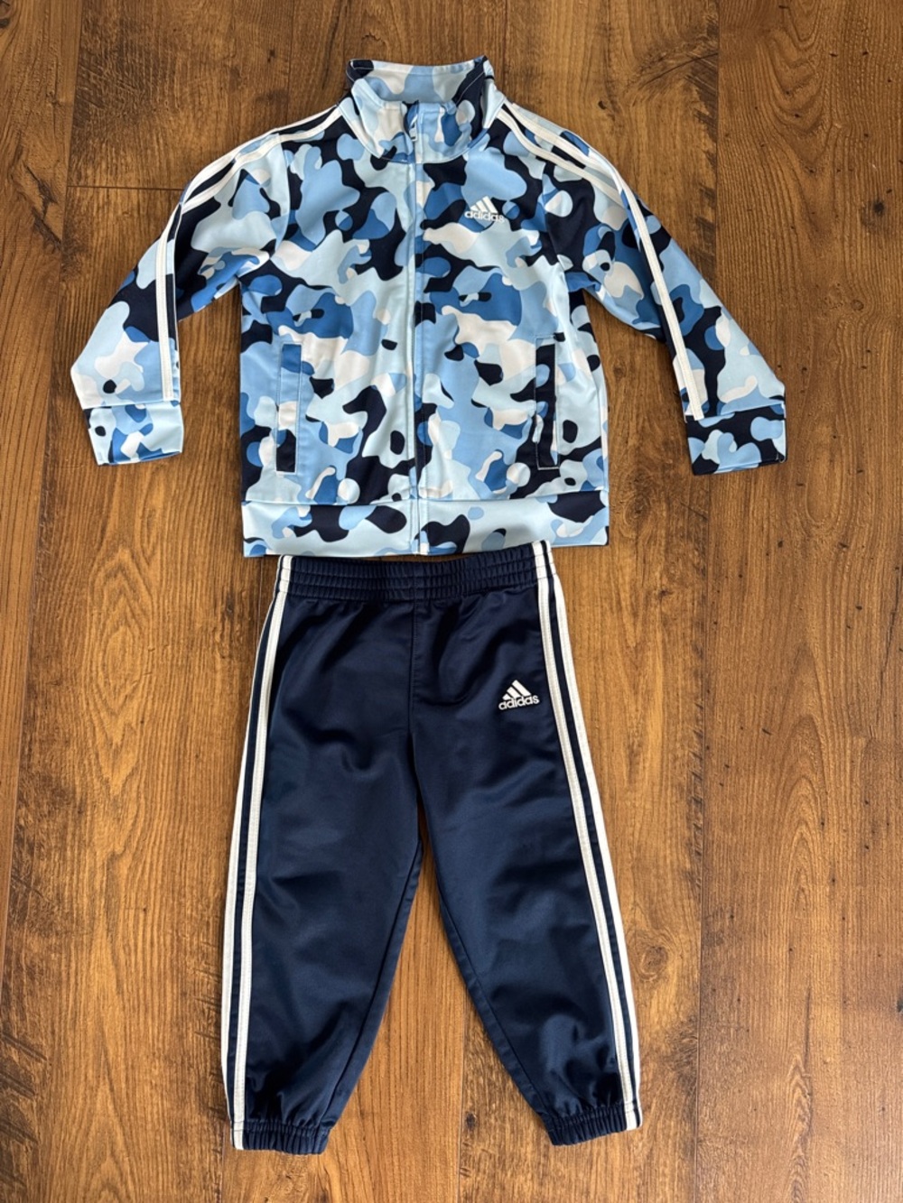 Toddler adidas track suit, size 24 months